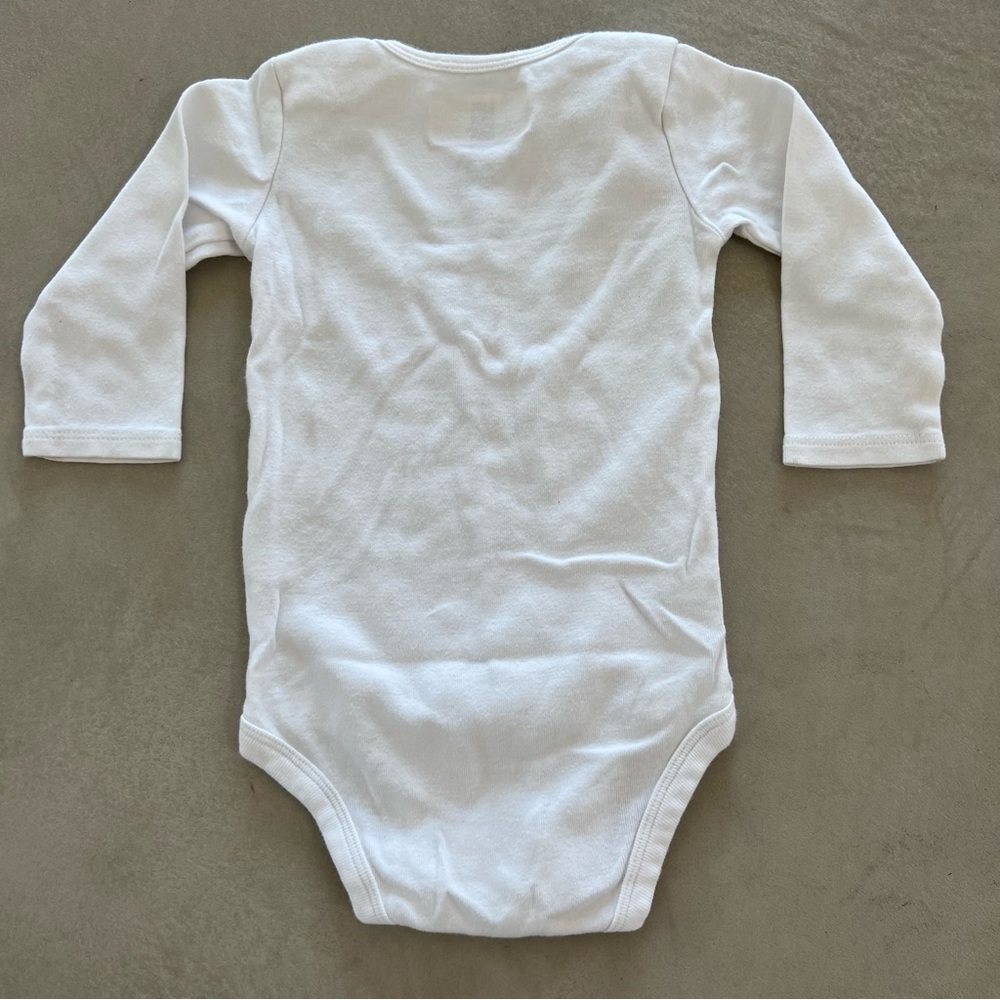 GIRL Defined Graphic Onesie, White, 12m - Picture 4 of 4